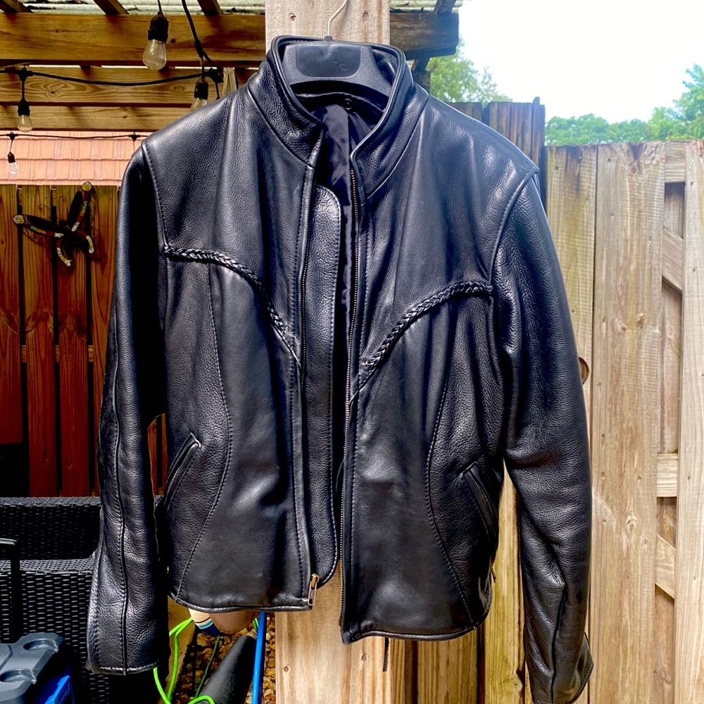 Womens Black Leather Jacket